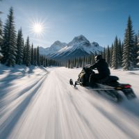 Ken block en motoneige : images folles